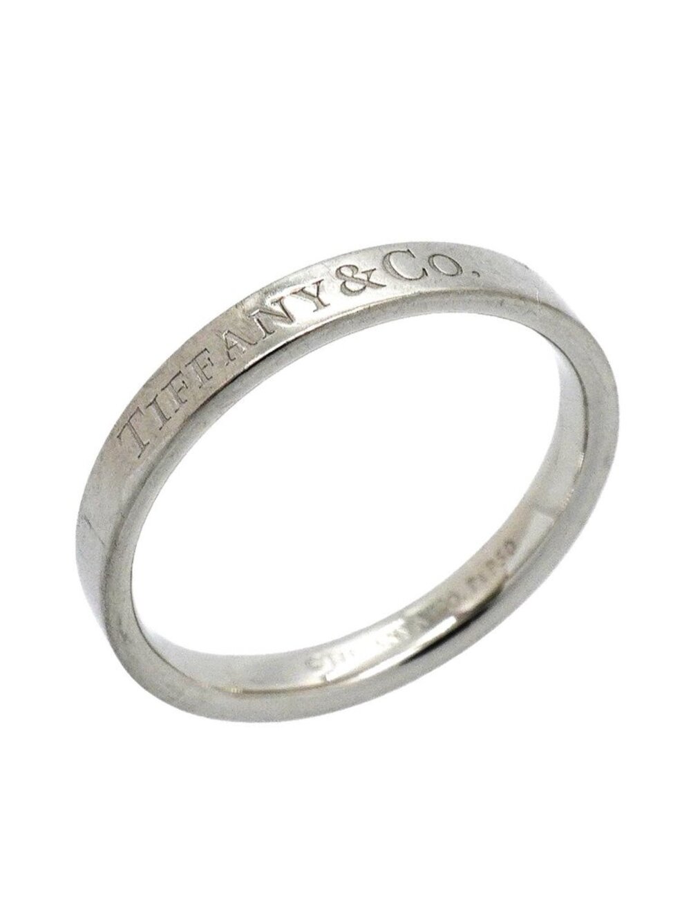 Tiffany & Co Ring Flat Band Platinum